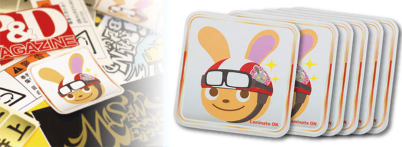 オーダーステッカー.comのオリジナルステッカー印刷